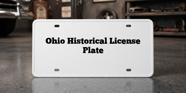 Ohio Historical License Plate