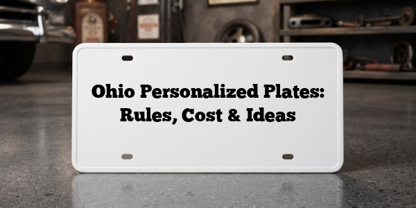 Ohio Personalized Plates: Rules, Cost & Ideas